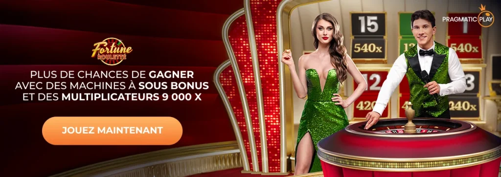 Roulette de Fortune avec croupiers, Bonus et Multiplicateurs 9 000x