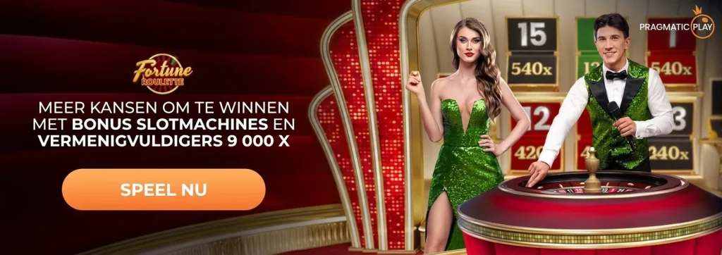 Meer kansen op winst met Fortune Roulette en bonus slotmachines
