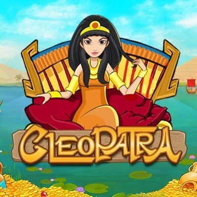 Cléopâtre, reine égyptienne, sur un trône doré, jeu de machine à sous