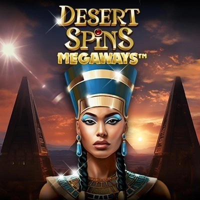 Dessert Spins Megaways slot game avec une reine égyptienne